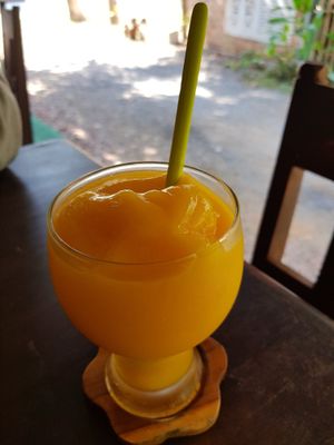 Mango shake at NumNgern in Khao Sok