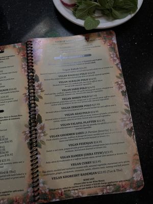   at Shamshiri Grill in West Los Angeles