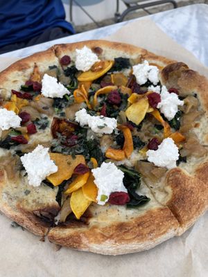 Butternut squash pizza at True Food Kitchen - La Jolla Village in San Diego