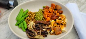 Ancient grains bowl with tofu at True Food Kitchen - La Jolla Village in San Diego