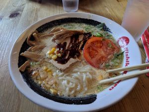 This bowl is too sweet at Hachi Ramen in San Diego
