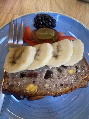 Banana bread  at The Blueberry in Amersfoort