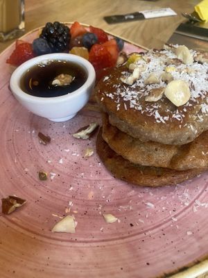 Banana pancakes  at The Blueberry in Amersfoort