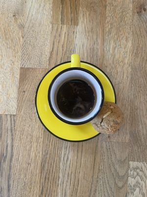 Espresso en zwarte koffie smaakten fantastisch!  at The Blueberry in Amersfoort