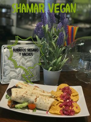 burrito picante con nachos at Shamar Bar Restaurante in Fuengirola