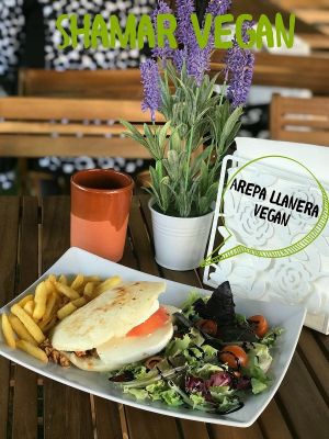 Arepa llanera  at Shamar Bar Restaurante in Fuengirola