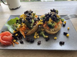 Absolutely Delicious Baked Potato. 10/10   at Barra Light in Puerto Vallarta