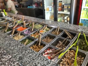 Beyond what is in front of you, there are items such as beets and mushrooms in the cooler, so ask at Barra Light in Puerto Vallarta