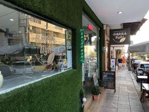 Look for the “grass” storefront  at Barra Light in Puerto Vallarta