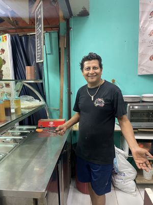 The owner  at Govinda's at the Beach in Ao Nang