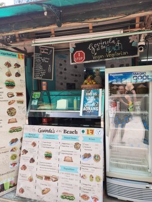 Shop Front at Govinda's at the Beach in Ao Nang