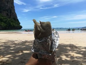 Black bean wrap at Govinda's at the Beach in Ao Nang
