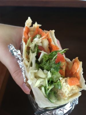 Tofu wrap  at Govinda's at the Beach in Ao Nang