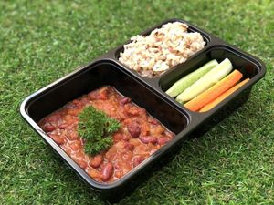 Red Beans Curry with Rice
(Indian) at Pranaa Food in Bangkok