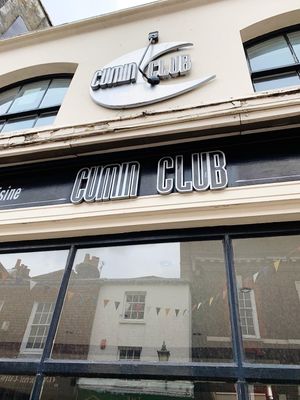 Exterior on high street  at Cumin Club in Rochester