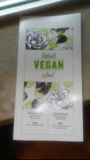  at Detroit Vegan Soul in Detroit