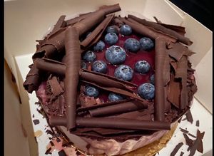 Blueberry cheesecake  at Robuust Foodies & Goodies in Den Helder