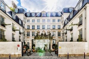 Exterior of hotel at Kube Hotel in Paris