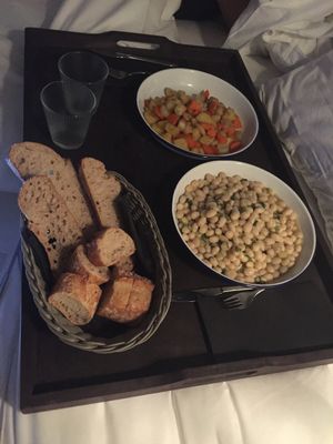 Room service at Kube Hotel in Paris