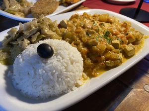 Mango curry  at Os Tibetanos in Lisbon