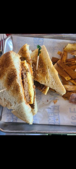 Impossible sanso with plantain chips at Makers & Finders - Arts District in Las Vegas