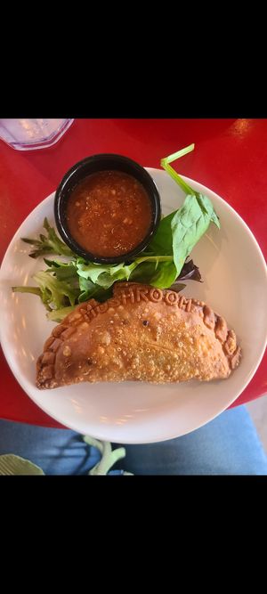 Spicy mushroom empanada at Makers & Finders - Arts District in Las Vegas
