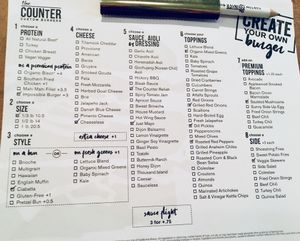 Customize with 25+ veg toppings!!  at The Counter in San Mateo