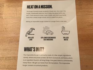 Flyer at Hopdoddy Burger Bar in Denver