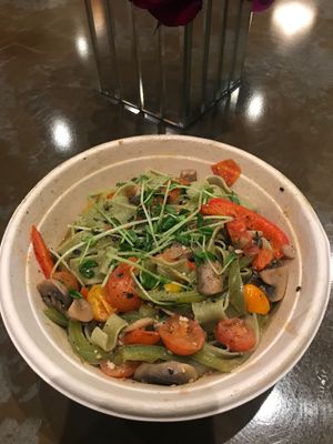 Spinach fettuccine  at Panacea in Las Vegas