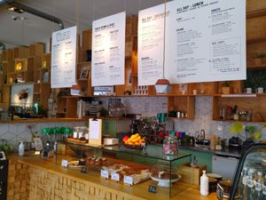 Here you can see that they have a fully pland based menu at TICH Healthy Living in Brussels