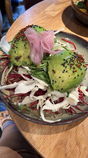 Avocado toast  at TICH Healthy Living in Brussels