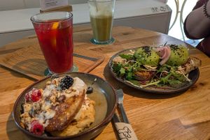 Fruity Pancakes and Avo Toast at TICH Healthy Living in Brussels