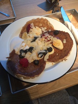 House pancakes  at TICH Healthy Living in Brussels