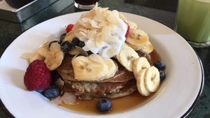 Pancakes at TICH Healthy Living in Brussels