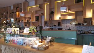 The inside at TICH Healthy Living in Brussels