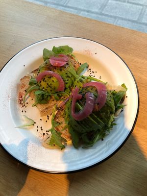 Avocado toast at TICH Healthy Living in Brussels