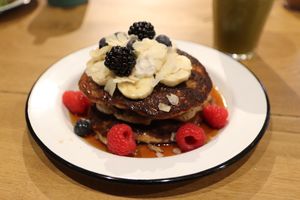 Pancakes  at TICH Healthy Living in Brussels