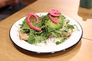 Avo toast at TICH Healthy Living in Brussels