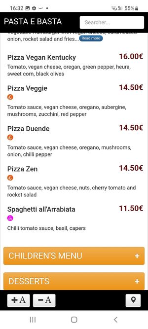  at Pizza Basta Restaurante in Cambrils