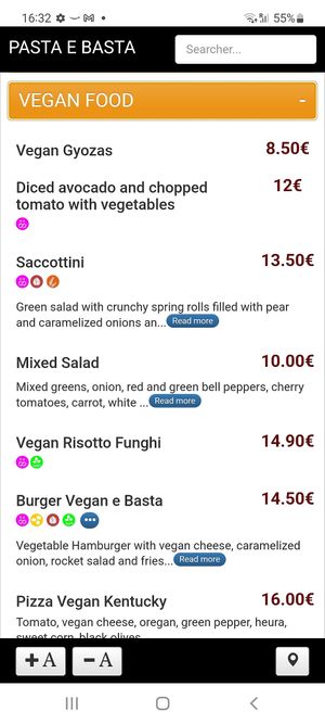  at Pizza Basta Restaurante in Cambrils