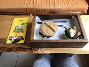 Fresh vegan food! Super filling & prices super low!  at Lenteja Loca in Puerto Varas