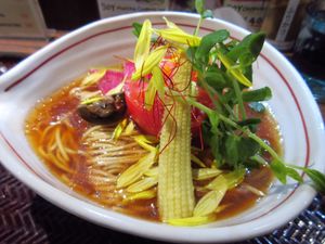 Large Vegan Ramen at Shinjukugyoen Ramen Ouka in Tokyo