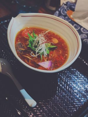Vegan ramen at Shinjukugyoen Ramen Ouka in Tokyo