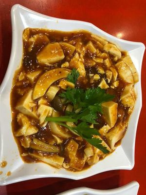 mapo tofu at Hometown Kitchen in West Singapore