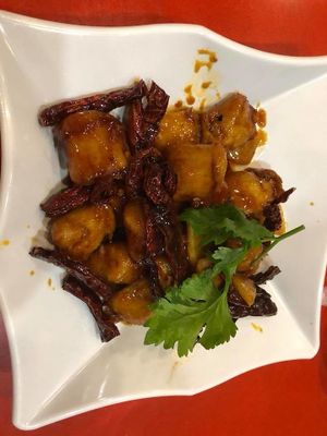 Kung po chicken at Hometown Kitchen in West Singapore