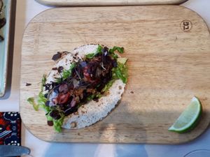 Black bean taco at Nourish in Bath