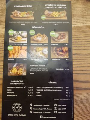 Seite 2 at Doda Uzkandine - Savanorių Prospektas in Kaunas