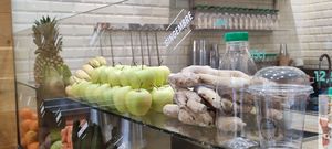 Fresh ingredients at Vertus in Paris