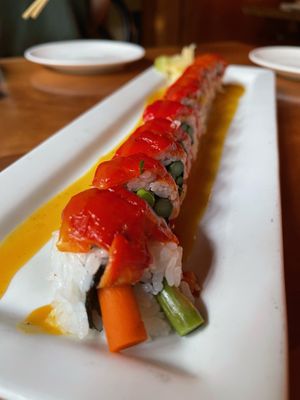 Rising sun roll  at Momiji in Seattle