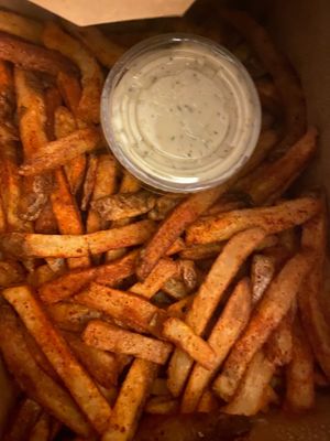 Spicy fries at Vertical Diner in Salt Lake City